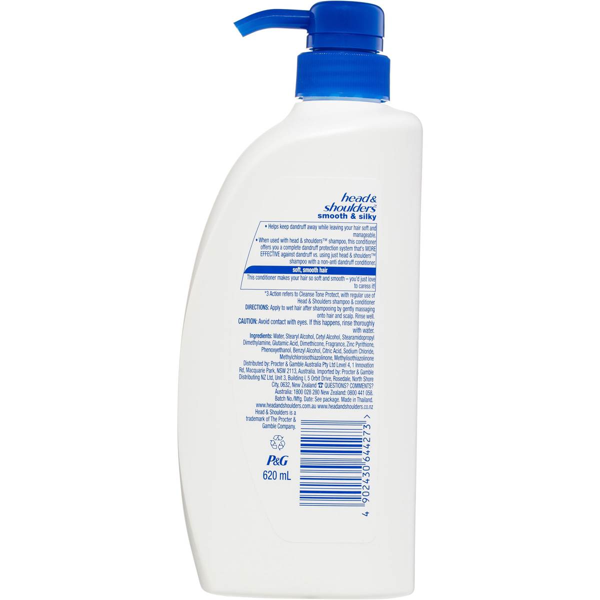 Head & Shoulders Smooth & Silky Anti-dandruff Conditioner 620ml ...