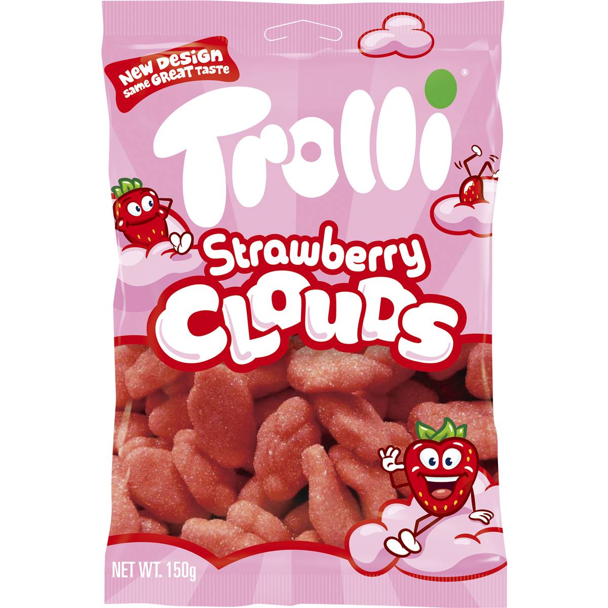 Trolli Strawberry Clouds 150g Woolworths