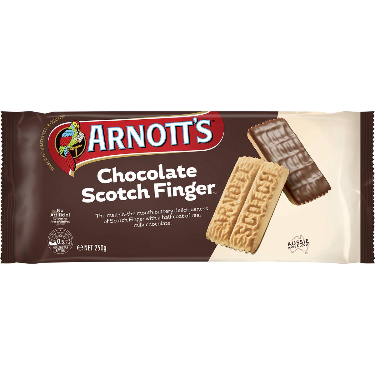 Arnott's Chocolate Scotch Finger Biscuits 250g Woolworths