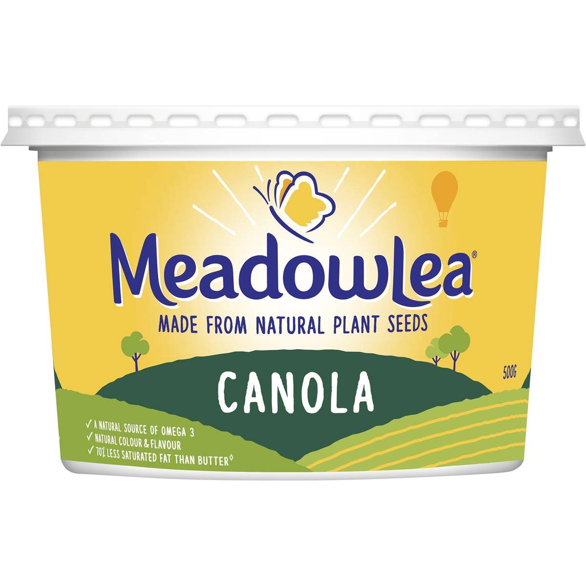 Meadowlea Canola Spread Canola Omega 3 500g Woolworths