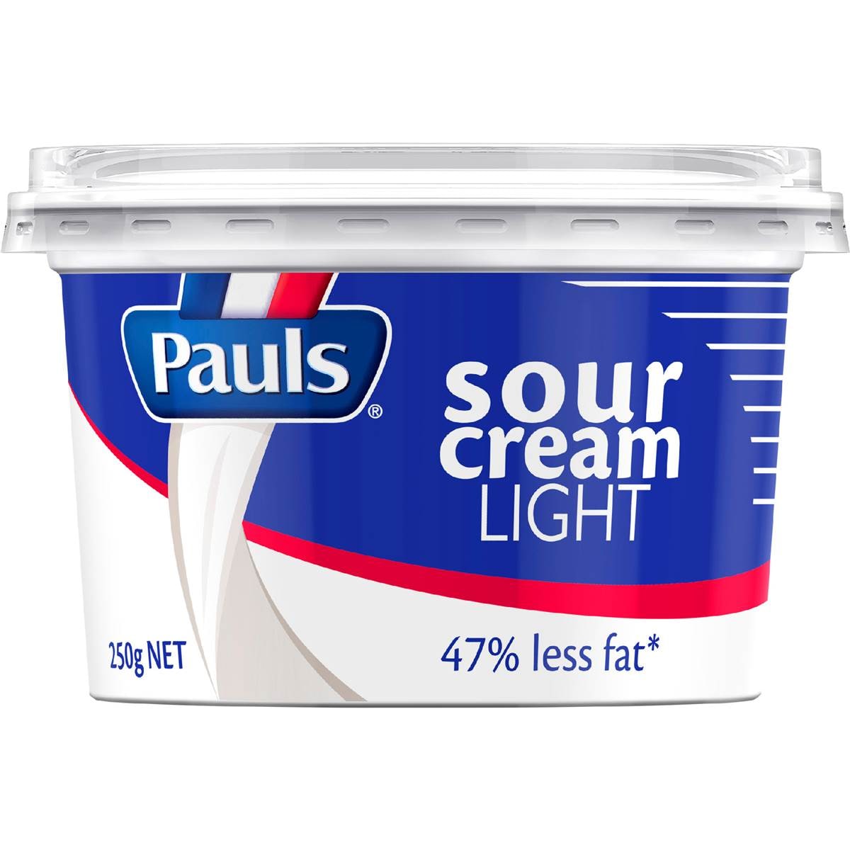 Pauls Lite Sour Cream 250g Woolworths