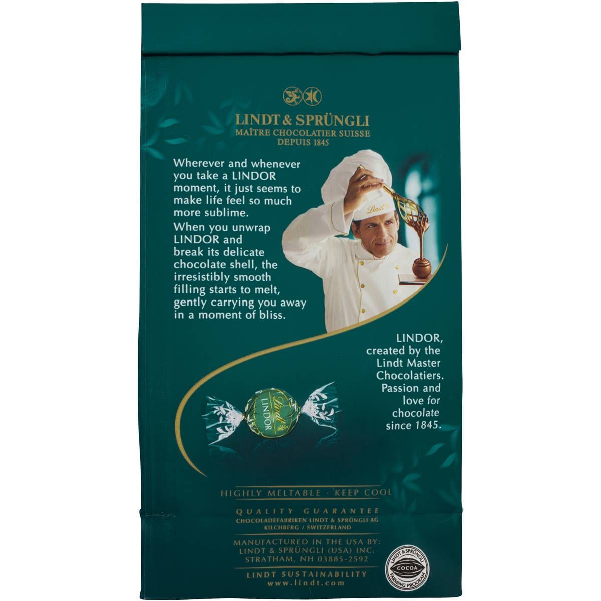 Lindt Lindor Chocolate Balls Sea Salt Caramel 130g Bag Woolworths