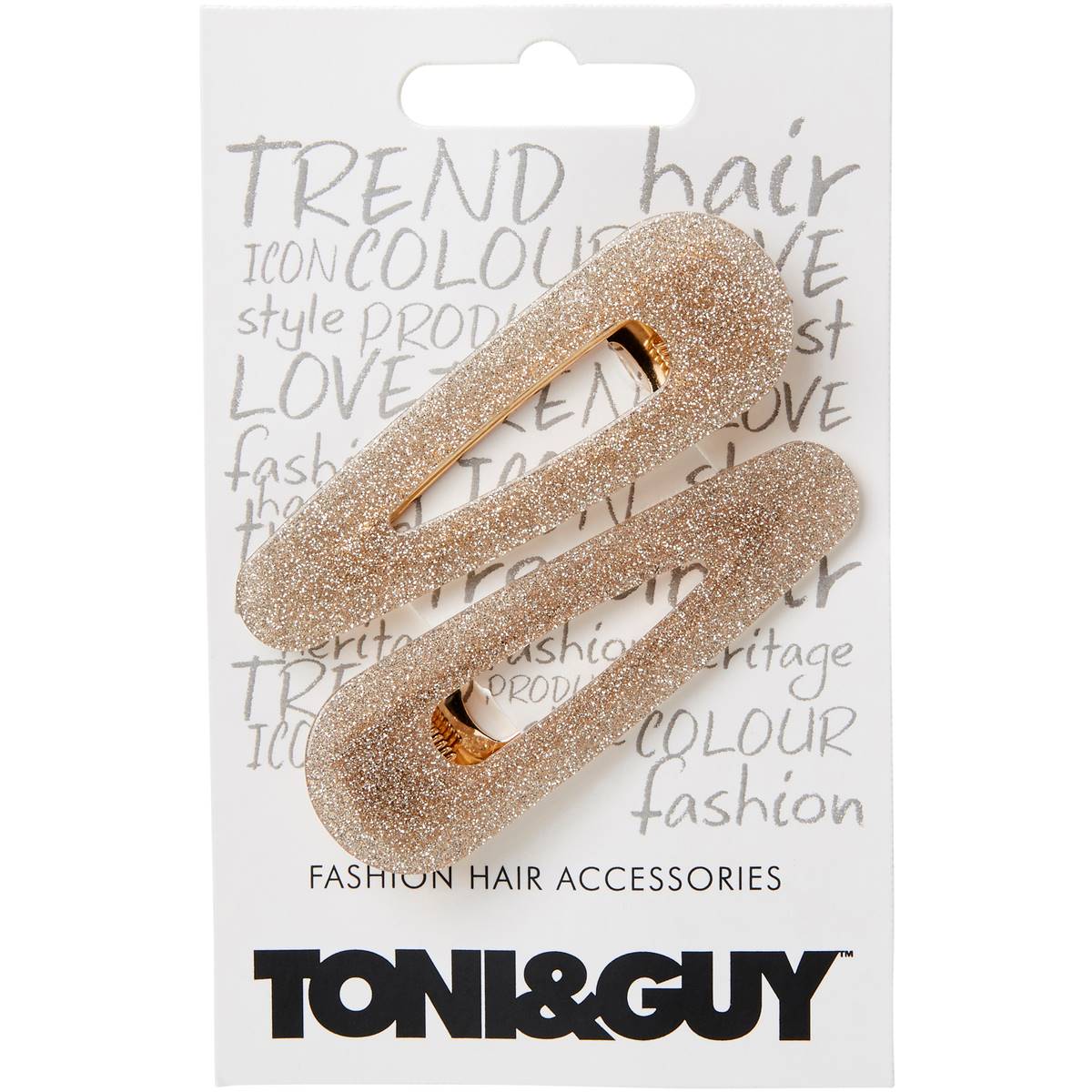 Toni & Guy Acrylic Hair Clips Assorted 2 Pack Woolworths