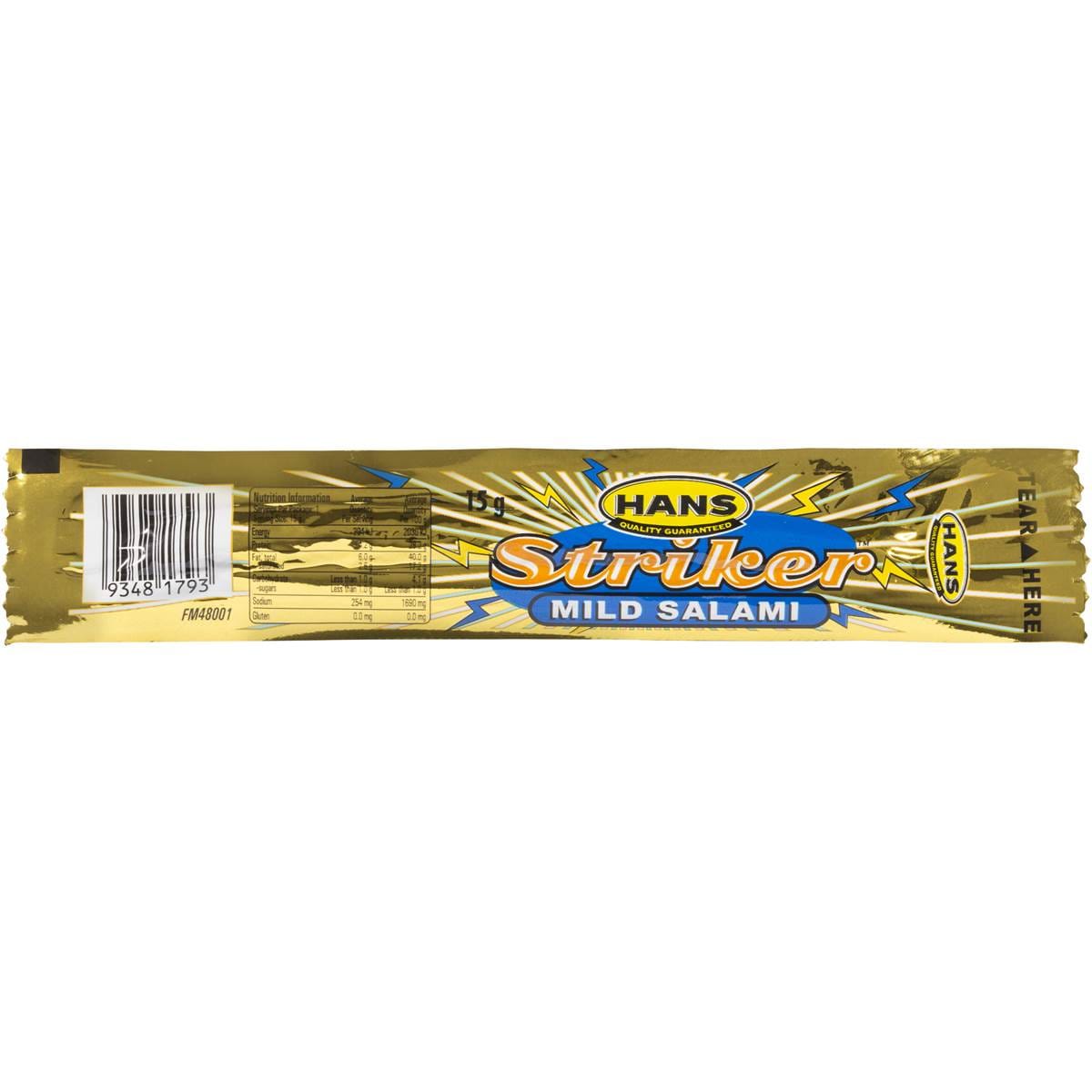 Hans Salami Sticks 15g Woolworths