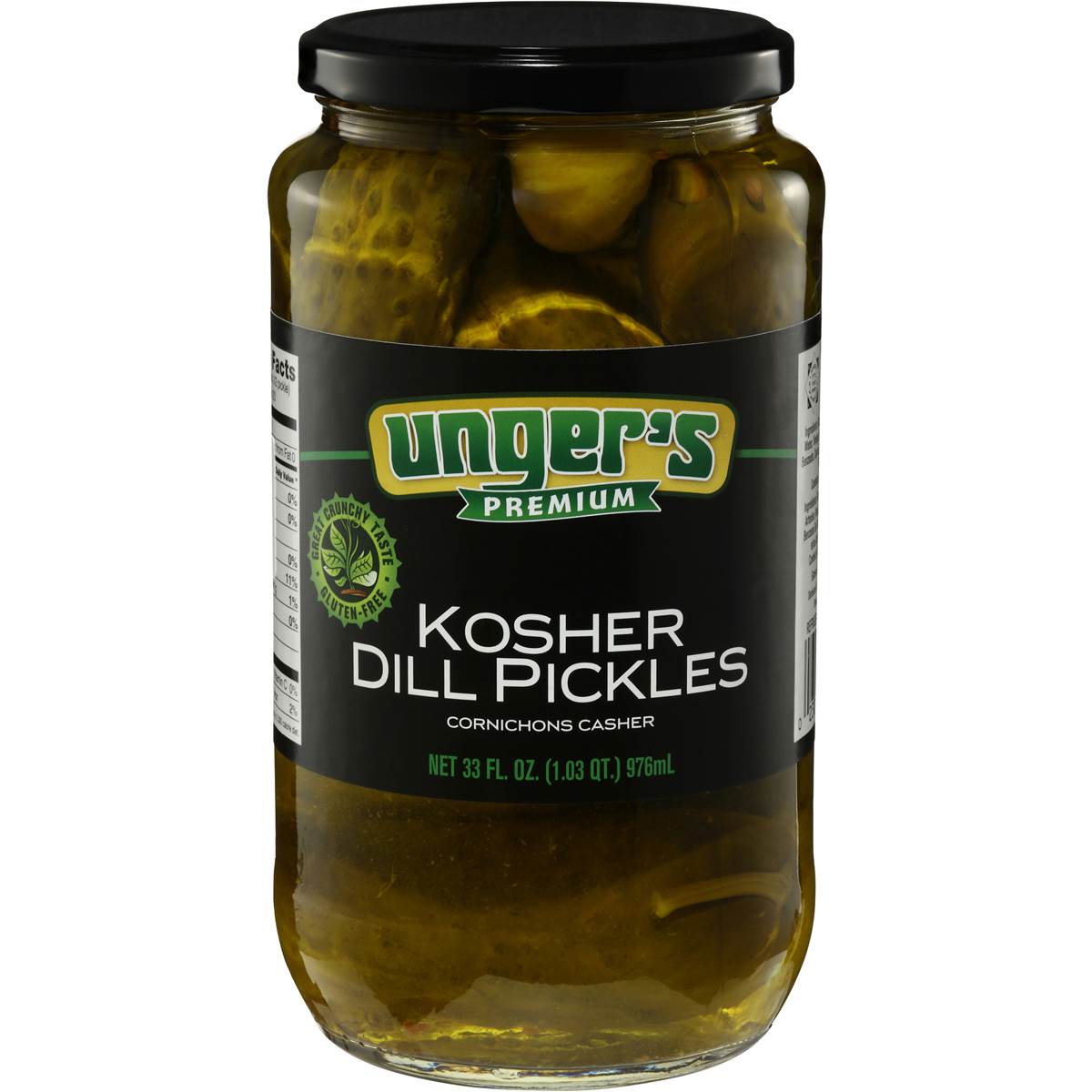 Ungers Kosher Pickled Dill 946ml Woolworths