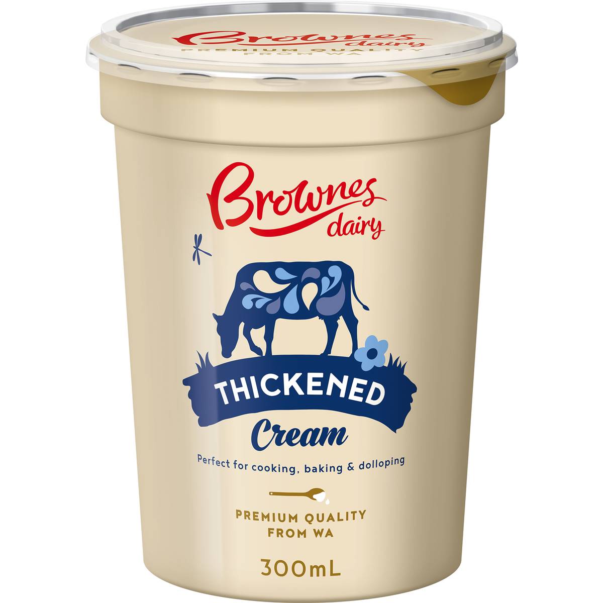 Brownes Dollop Cream Thickened 300ml Woolworths