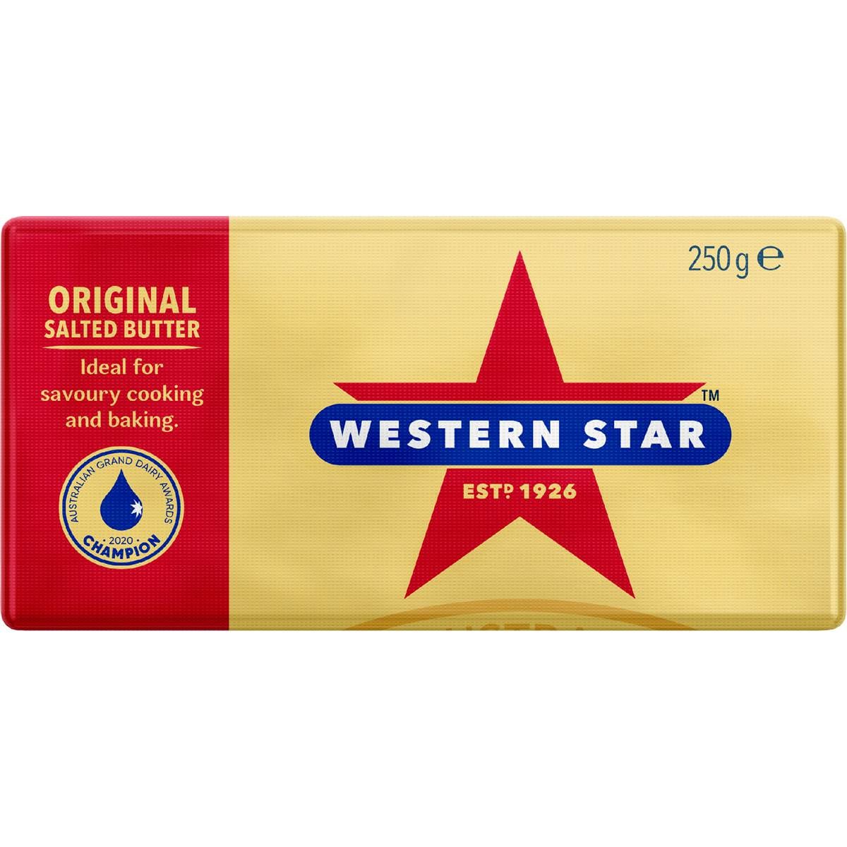 Western Star Original Butter Block 250g Woolworths