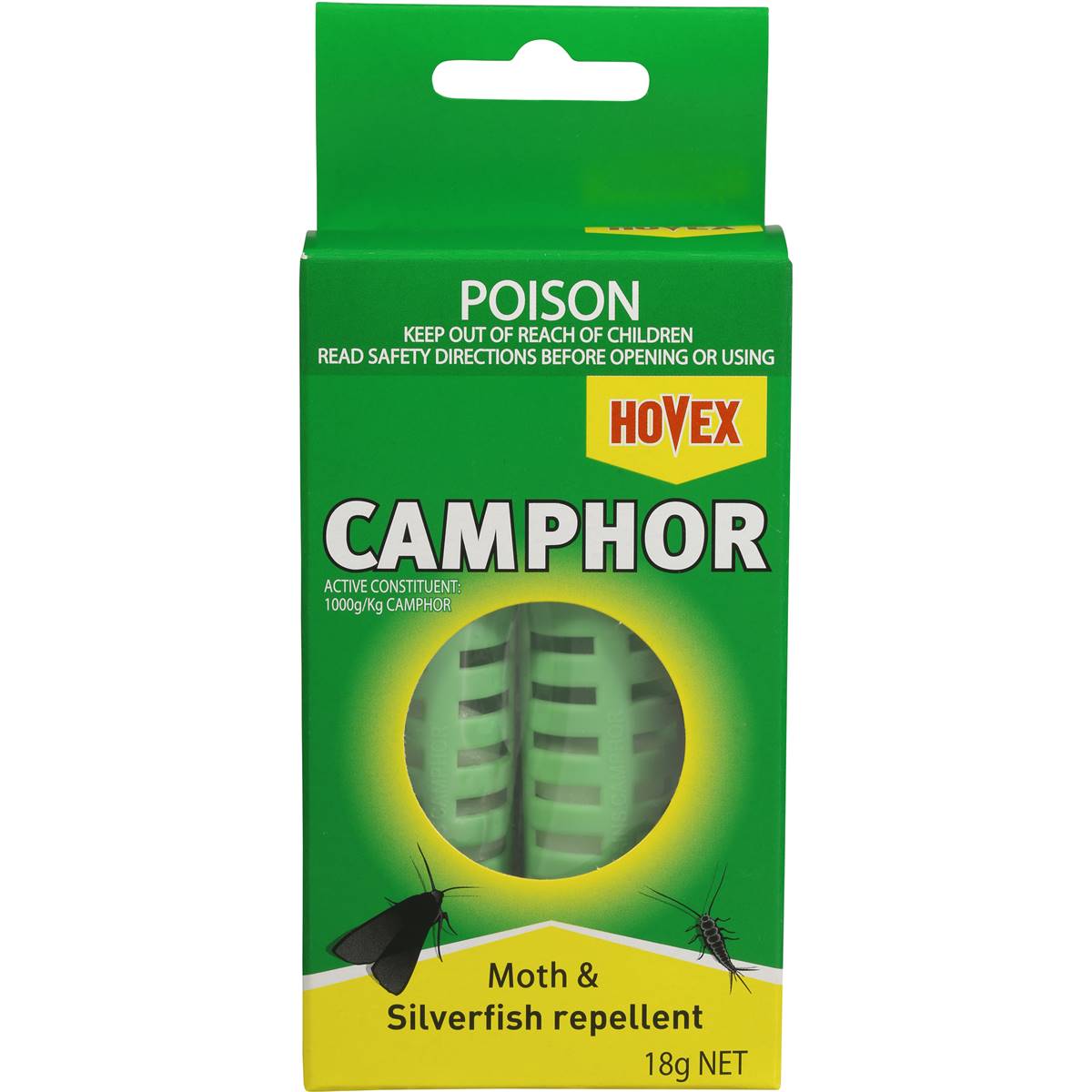 Hovex Insect Control Camphor 18g Woolworths