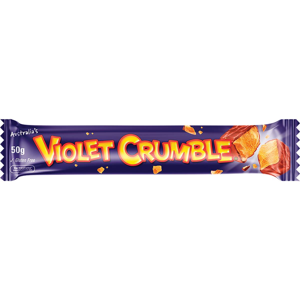 Violet Crumble Chocolate Bar 50g | Woolworths