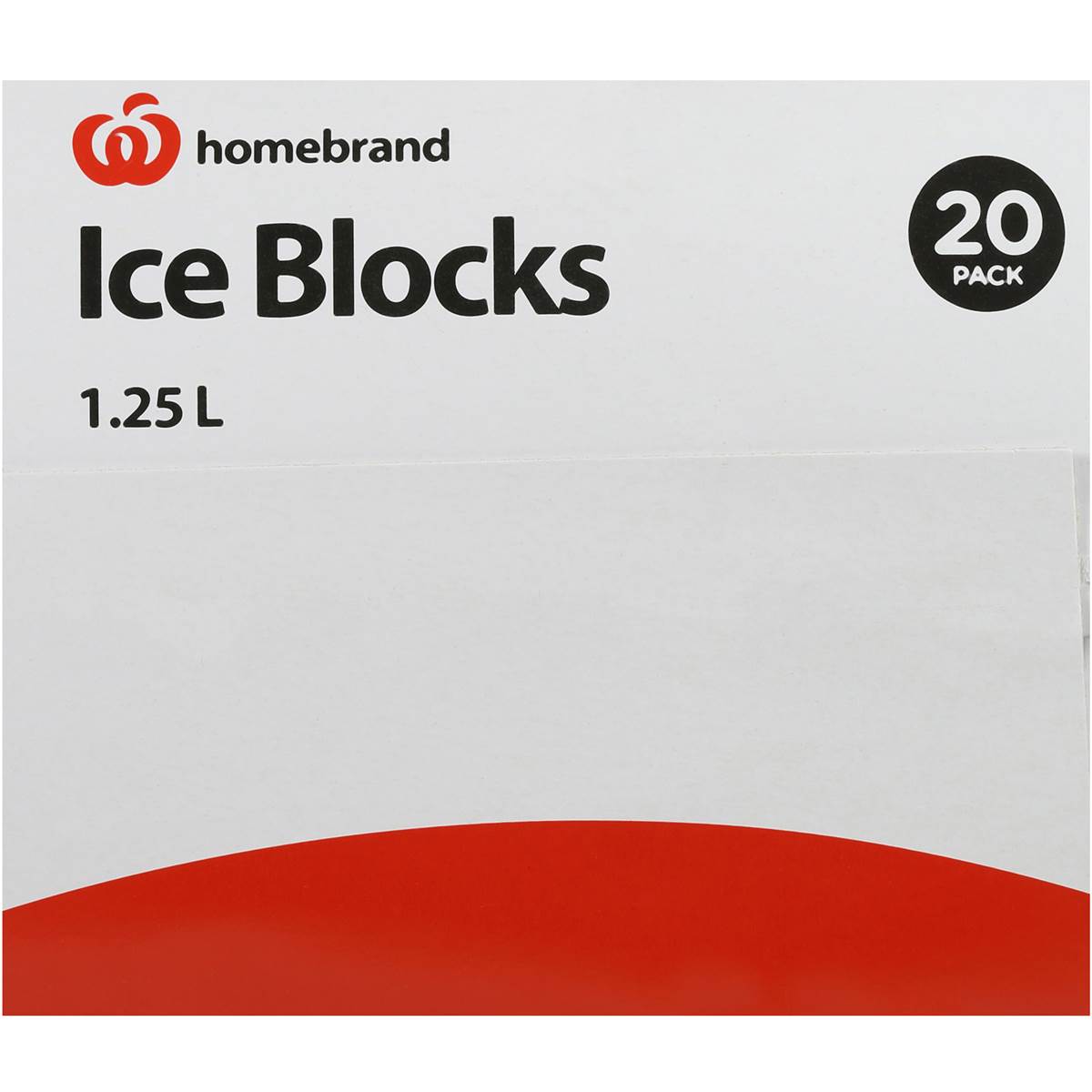 Homebrand Ice Blocks 20 Pack Woolworths