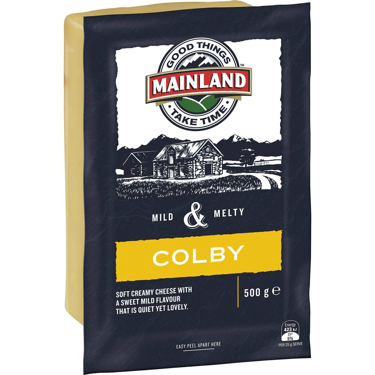 Mainland Colby Cheese 500g Woolworths