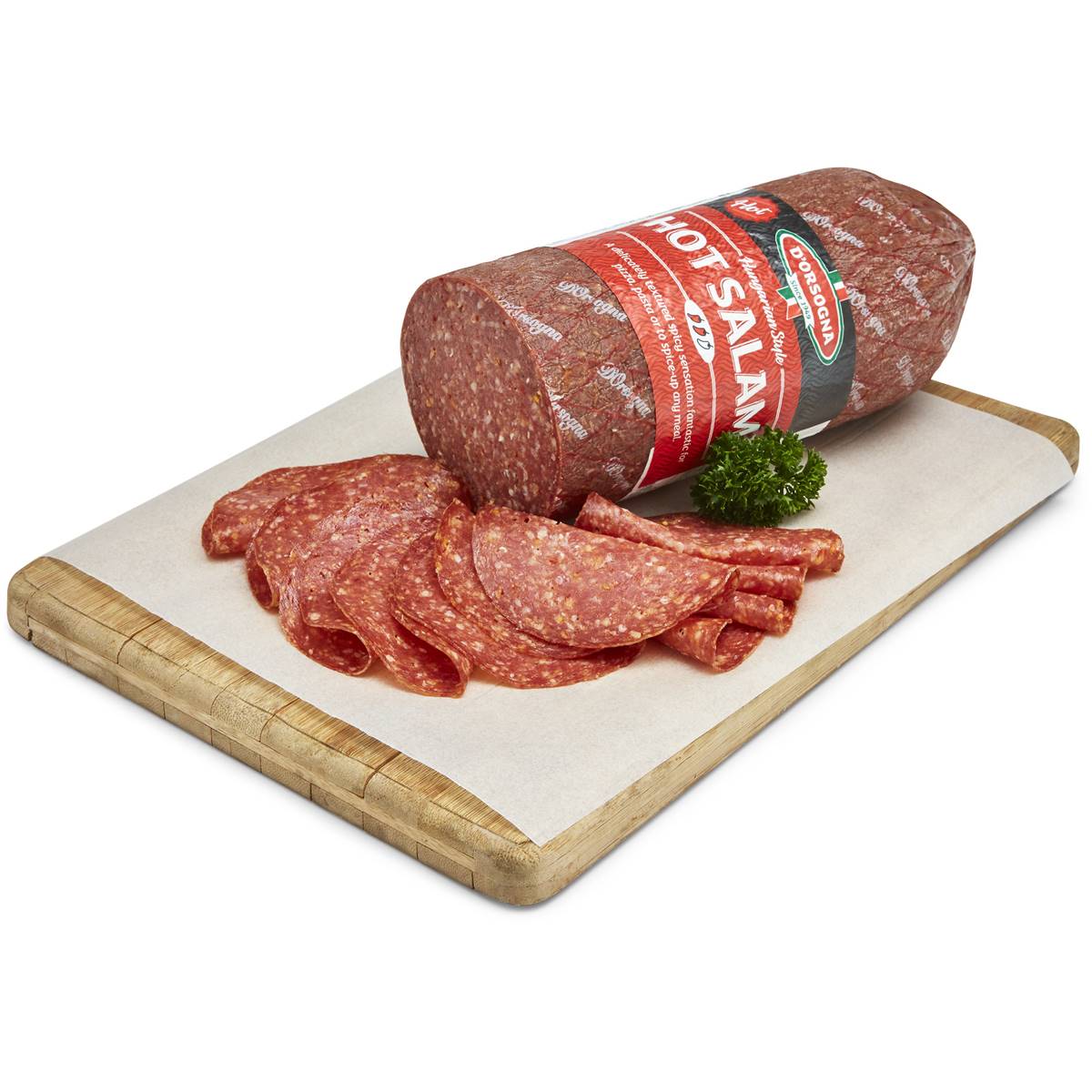 D'orsogna Hungarian Salami Hot Shaved From The Deli Per Kg Woolworths