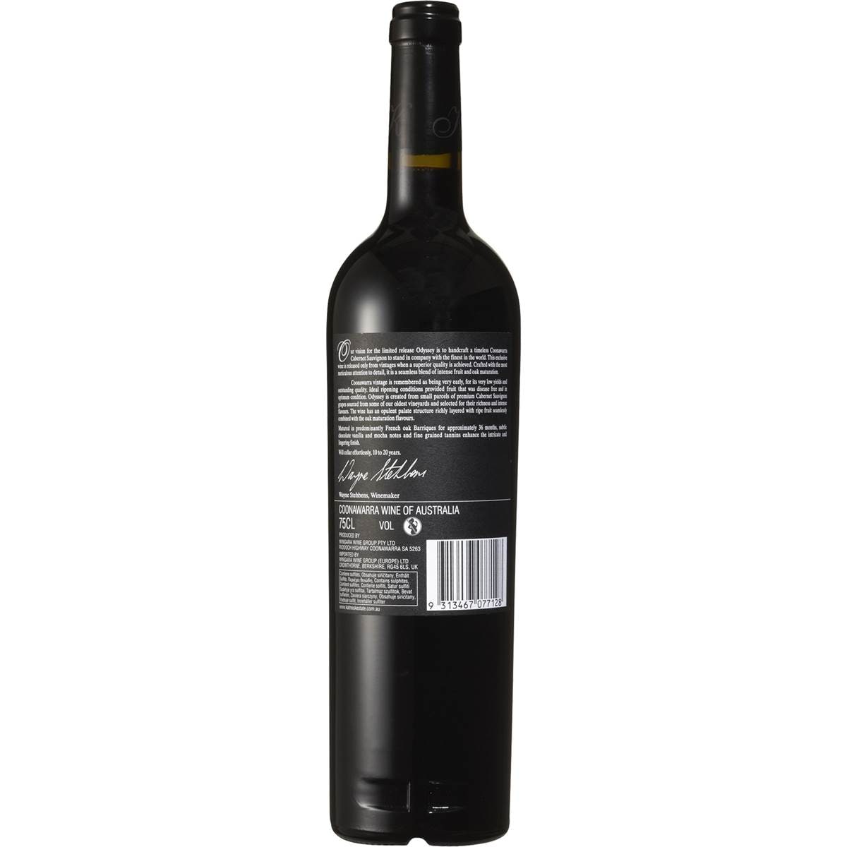 Katnook Estate Odyssey Sauvignon 750ml Woolworths