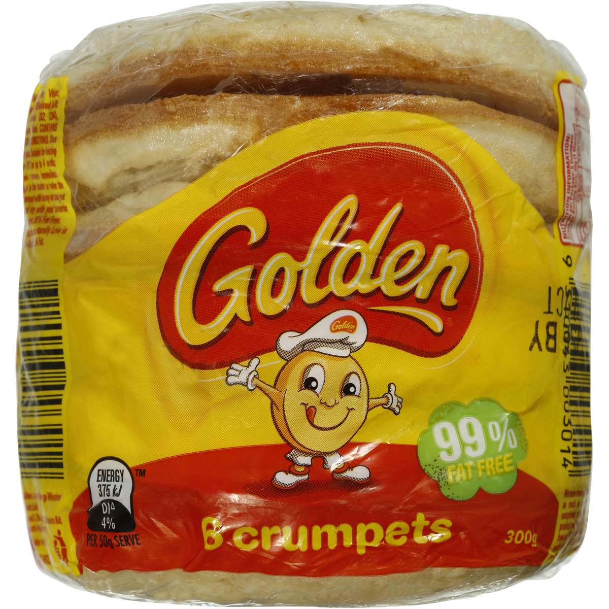 Golden Crumpets Round 6pk 300g Woolworths