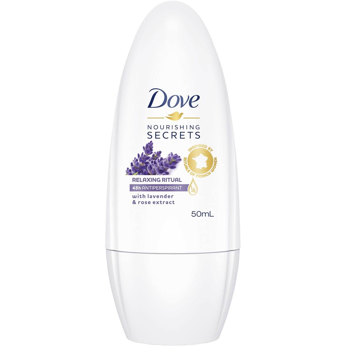 Dove Nourishing Secrets With Lavender&rose Antiperspirant 50ml Woolworths