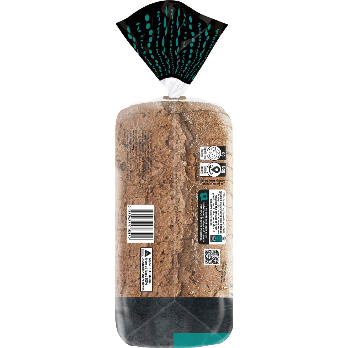 Abbott's Bakery Dark Rye Sandwich Slice Bread Loaf 700g Woolworths