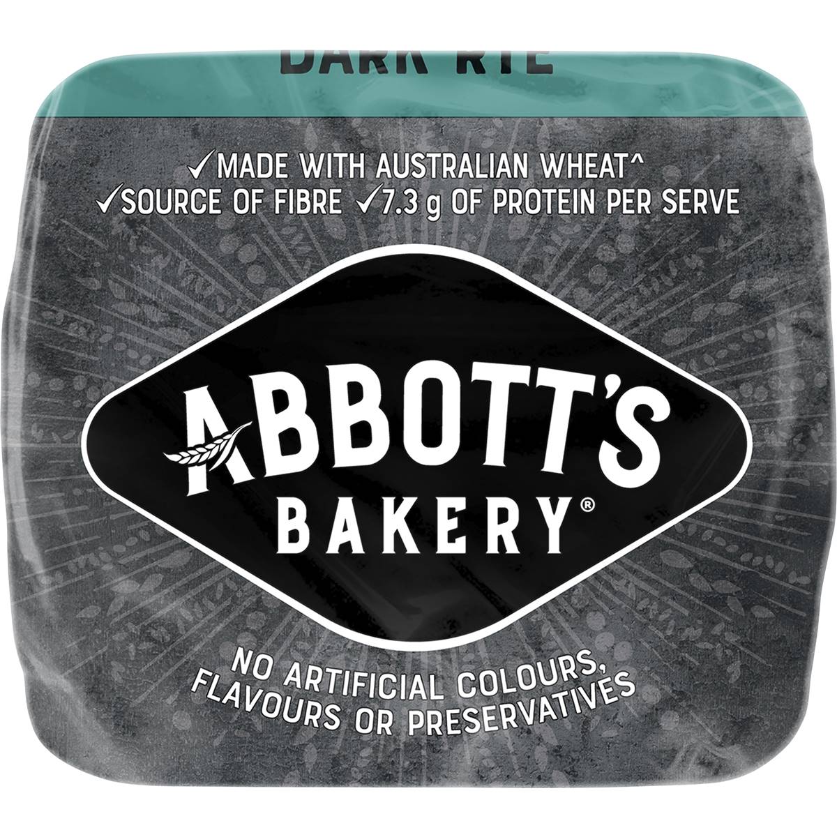 Abbott's Bakery Dark Rye Sandwich Slice Bread Loaf 700g Woolworths