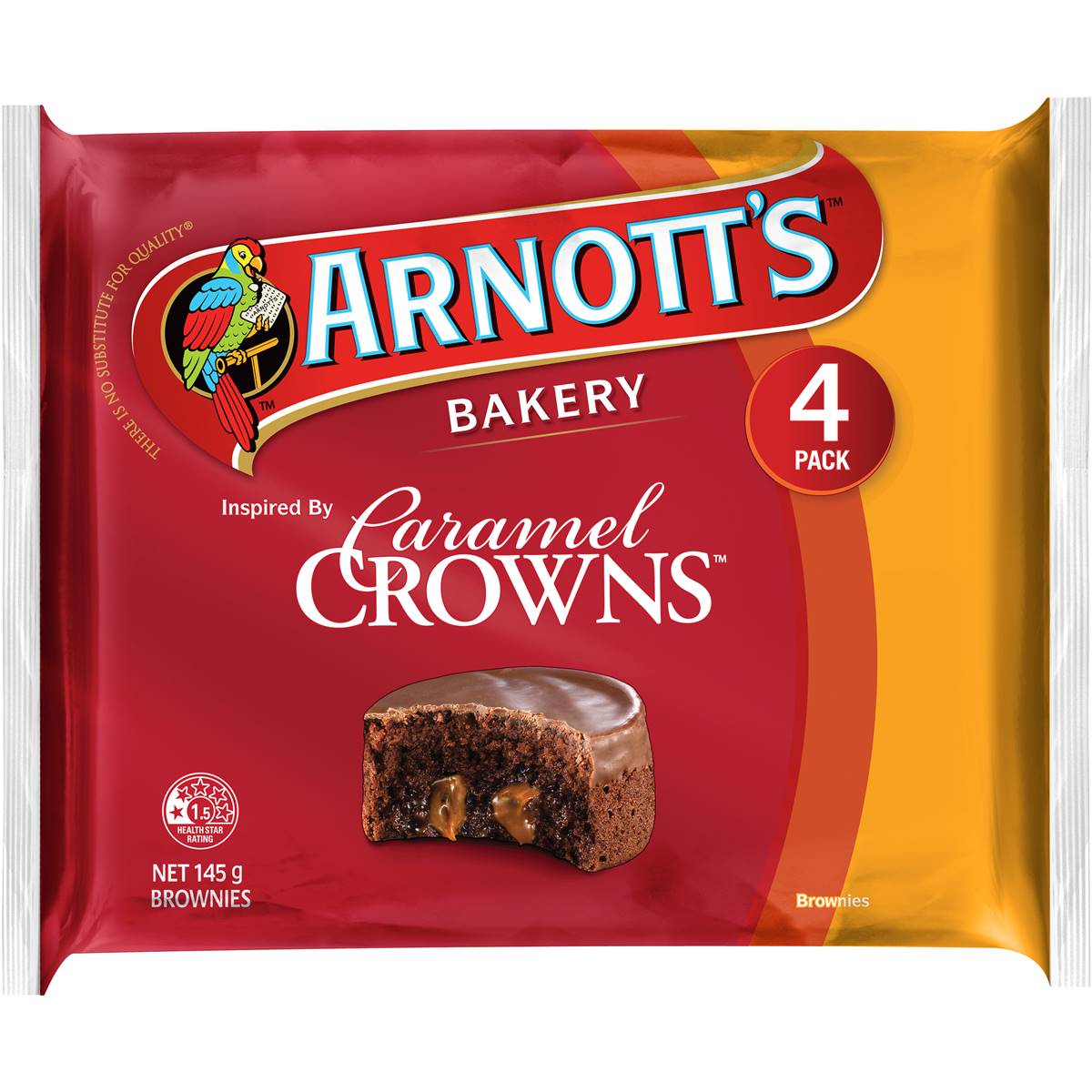 Arnott's Mini Cakes Caramel Crown 4 Pack | Woolworths