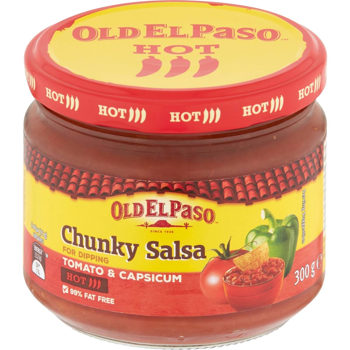 old-el-paso-chunky-tomato-salsa-dip-hot-300g-woolworths