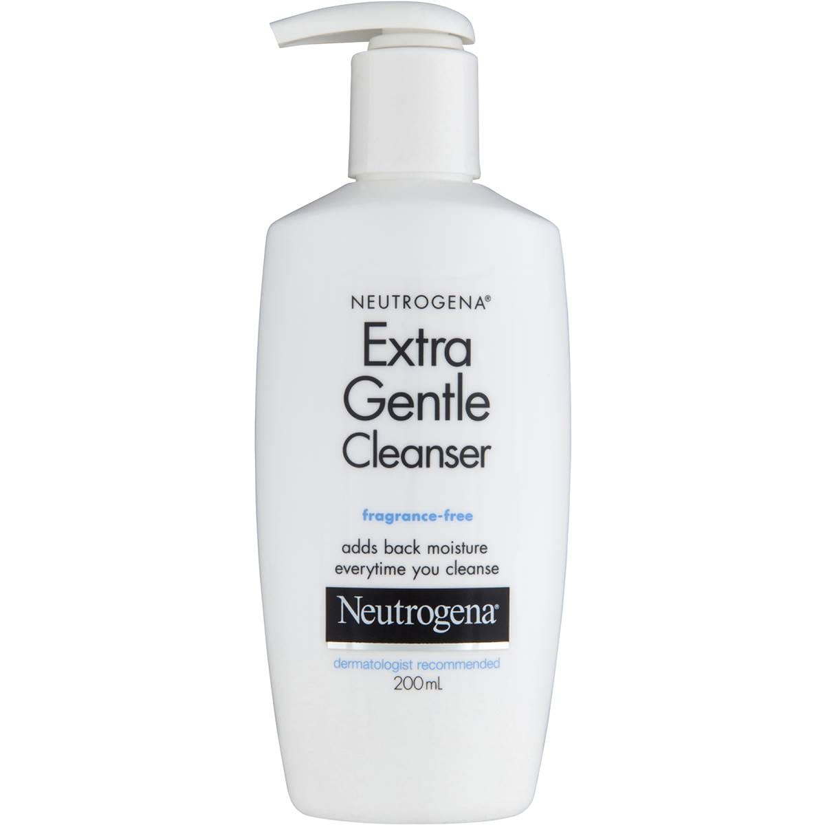 Neutrogena Facial Cleanser Extra Gentle 200ml Woolworths