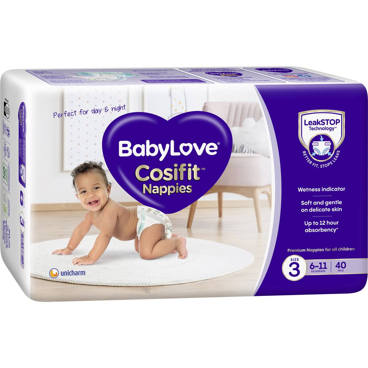 Babylove Cosifit Nappies Size 3 (6-11kg)