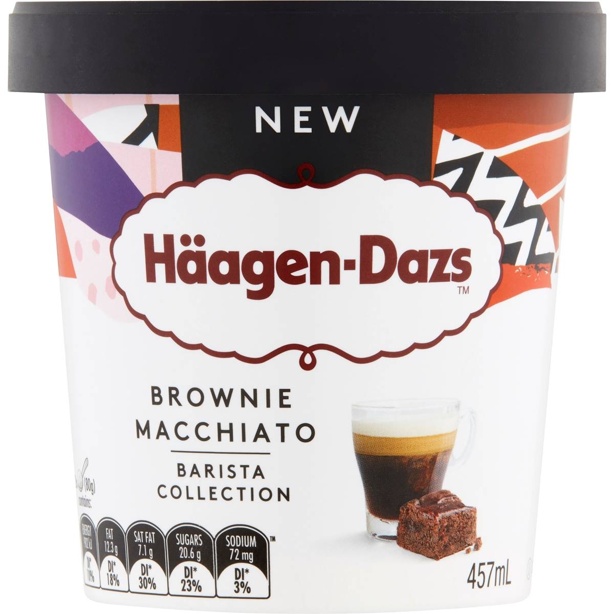 Haagendazs Brownie Macchiato 457ml Woolworths