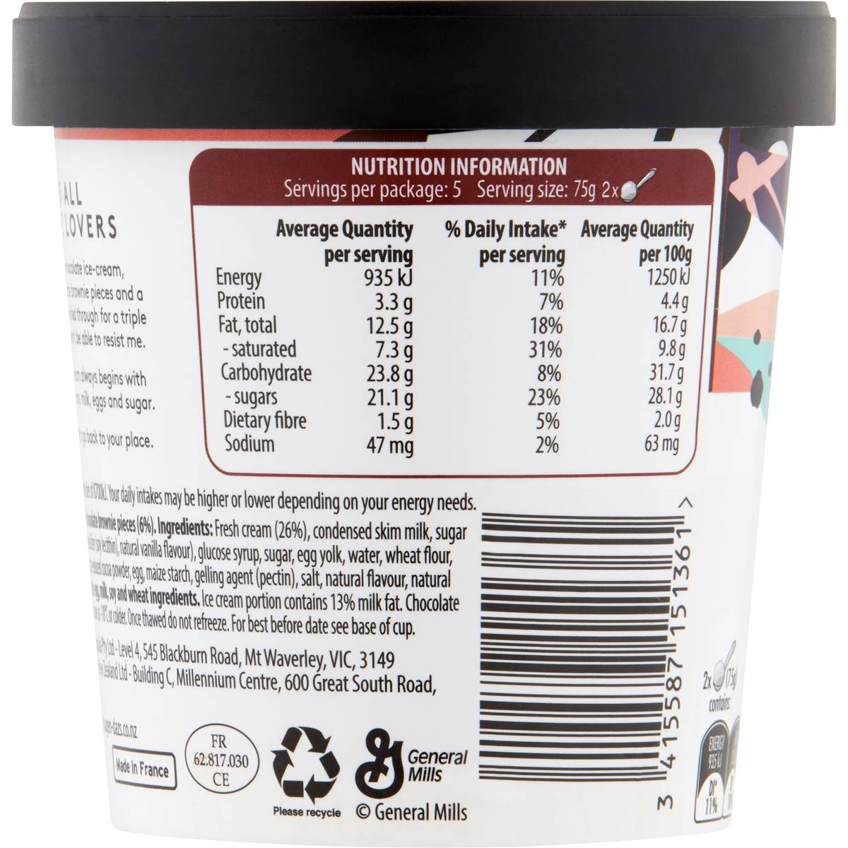 Haagendazs Barista Chocolate Frappe 457ml Woolworths