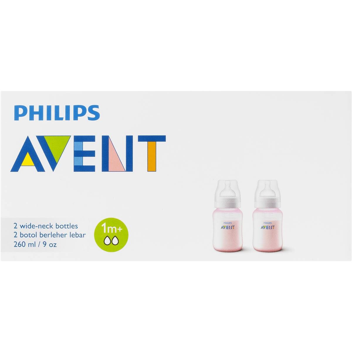 Avent Bottle Feeding 260ml Pink 2 Pack Woolworths