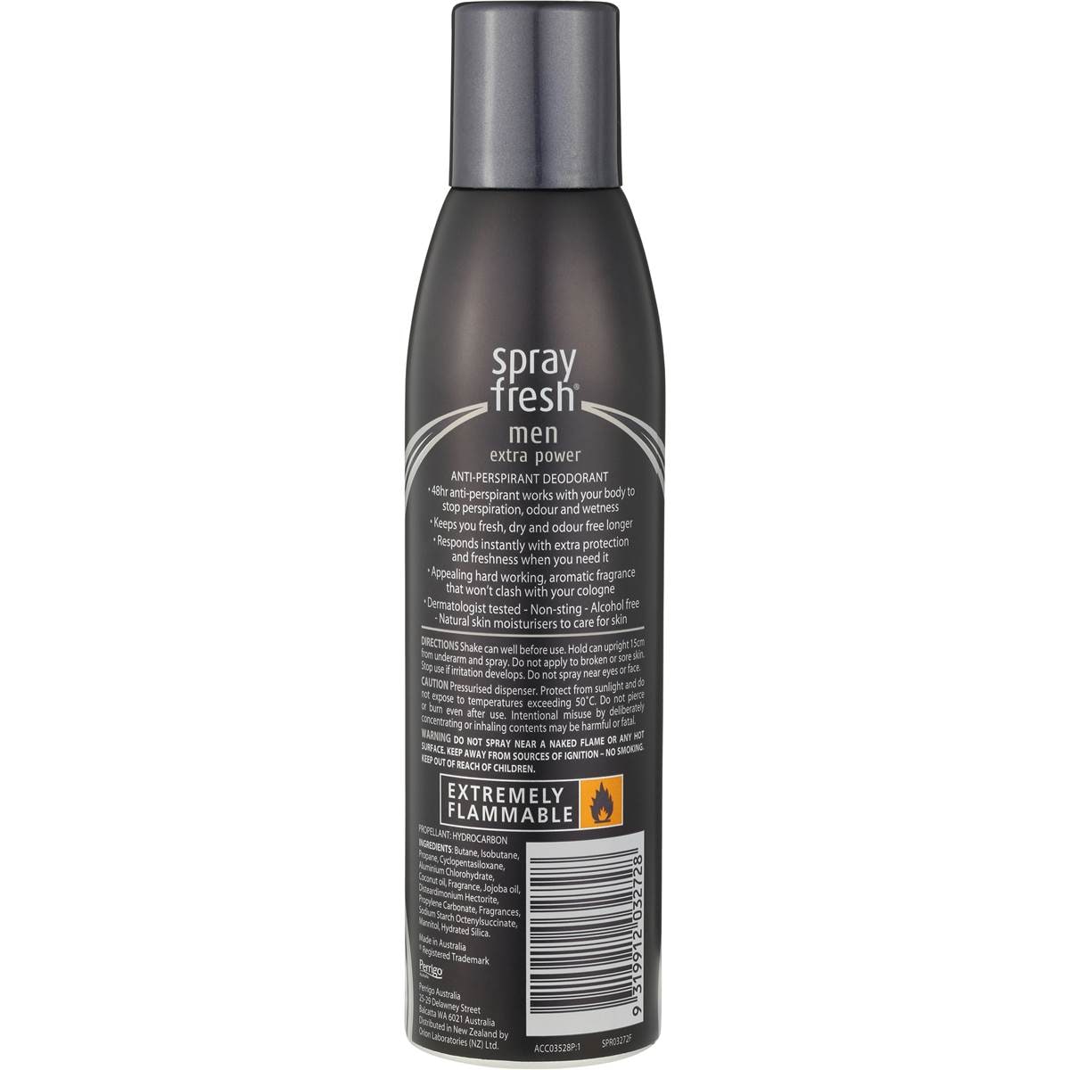 Spray Fresh Deodorant Aerosol For Men 150g Woolworths
