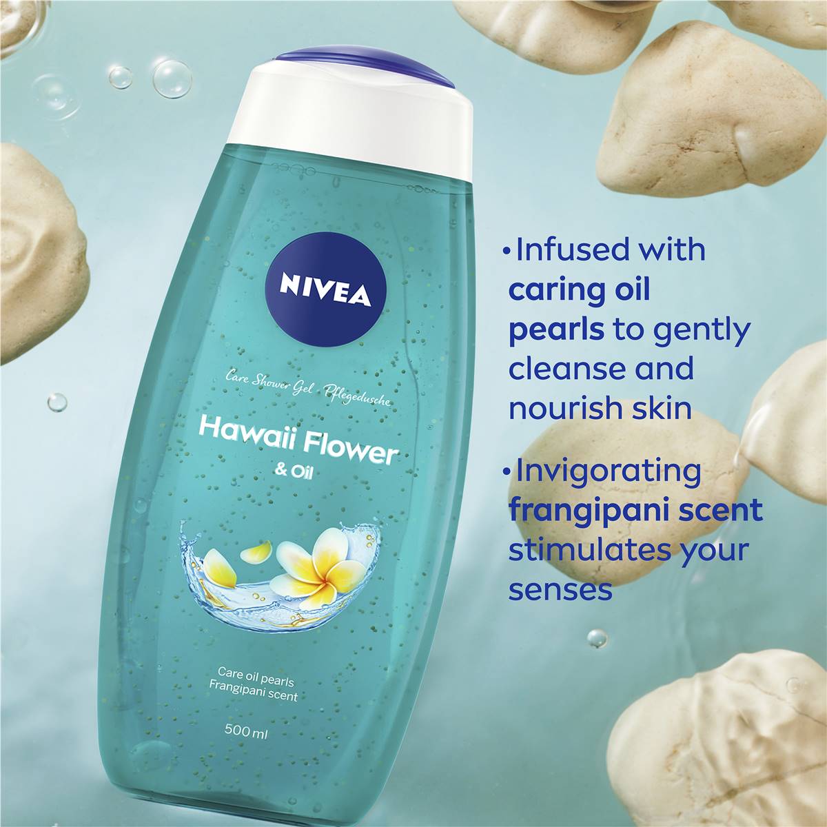 Nivea Hawaiian Flower & Oil Shower Gel & Body Wash 500ml Woolworths