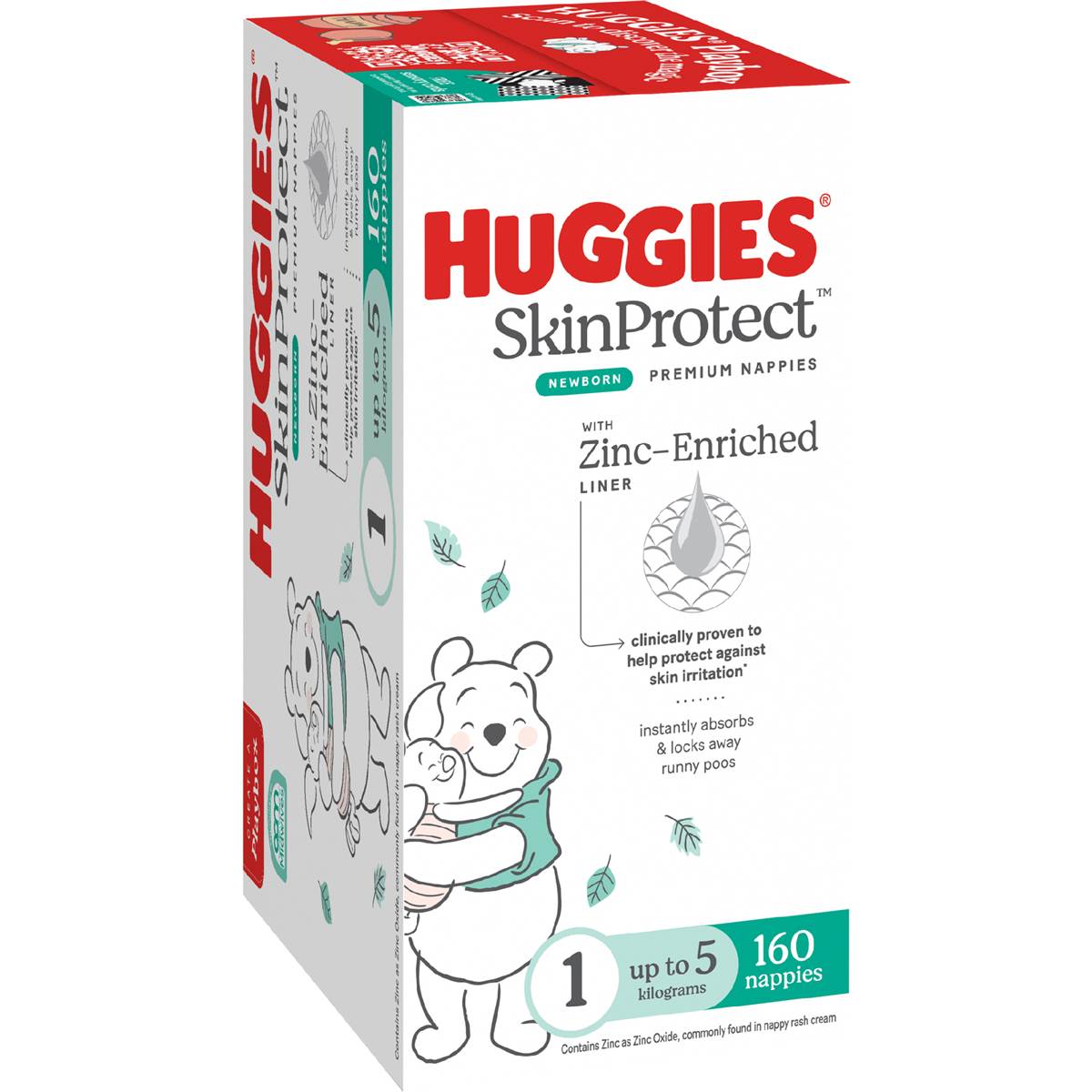 Huggies Newborn Nappies Size 1 (up To 5kg) 160 Pack Woolworths