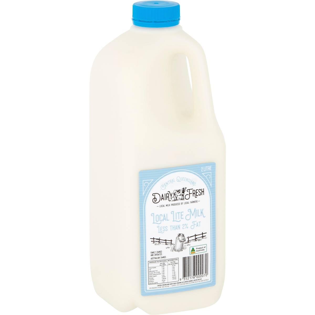 Dairy Fresh Central Queensland Lite Milk 2l | Woolworths