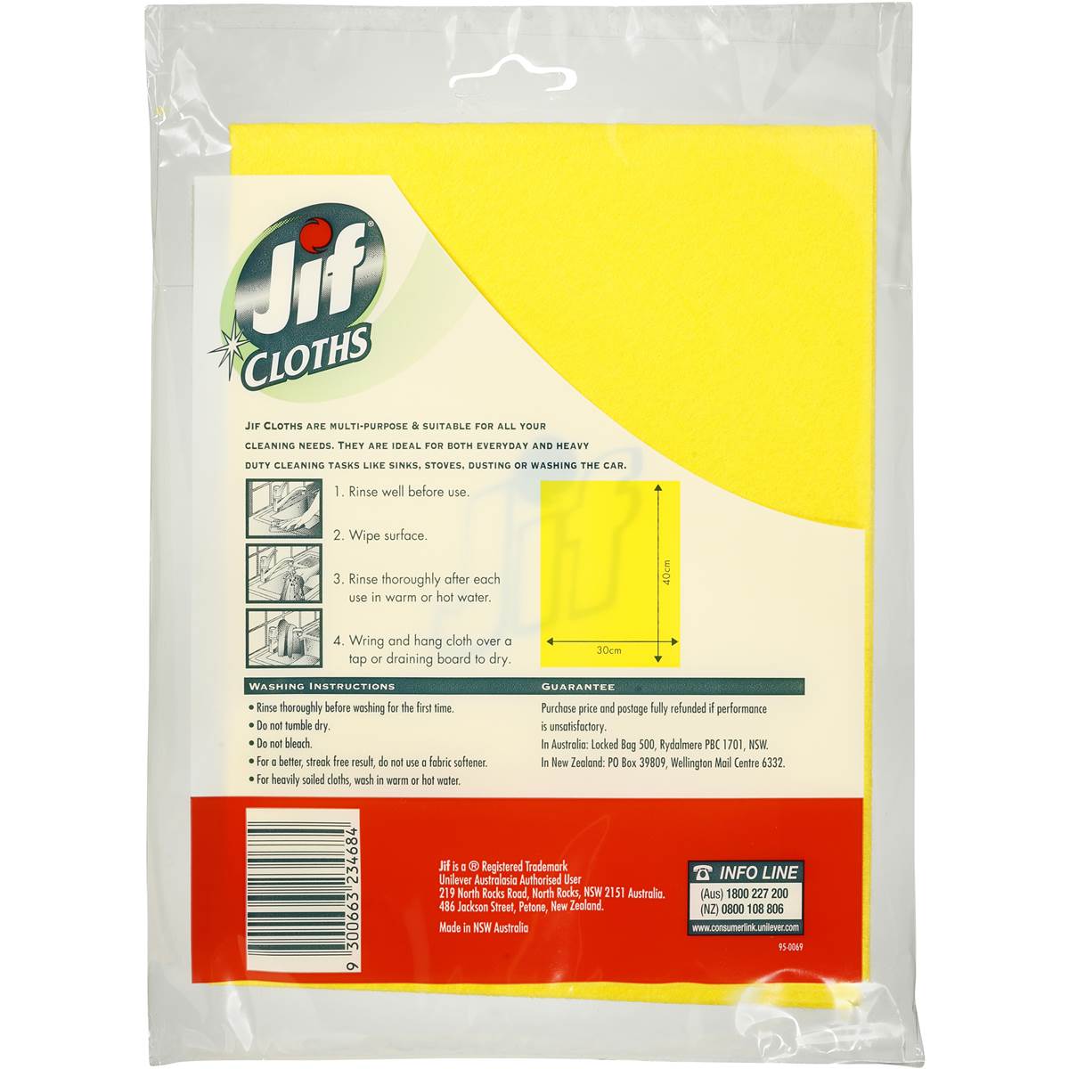 Jif Cleaning Cloth Ballerina 2pk Woolworths