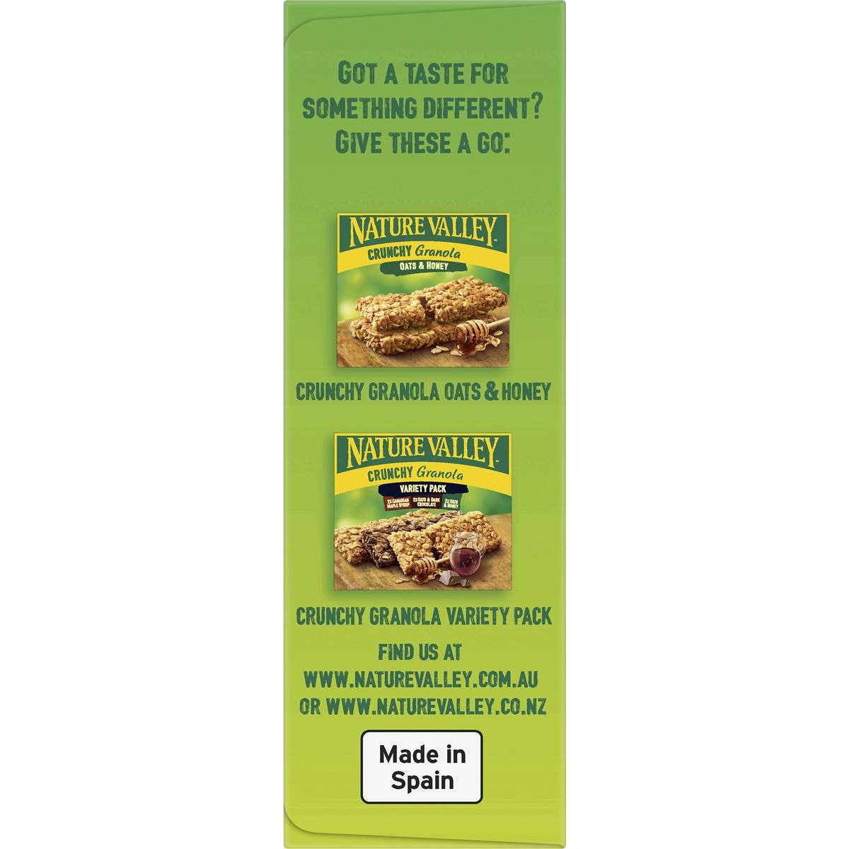 Nature Valley Crunchy Peanut Butter Granola Bars 6 Pack Woolworths