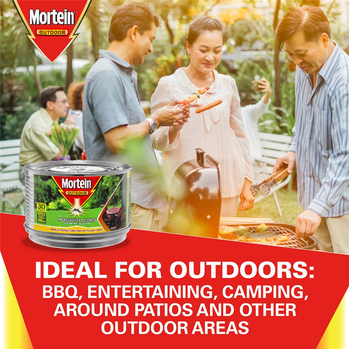 Mortein Outdoor Coil Burner Mosquito Repellent 30 Pack Woolworths
