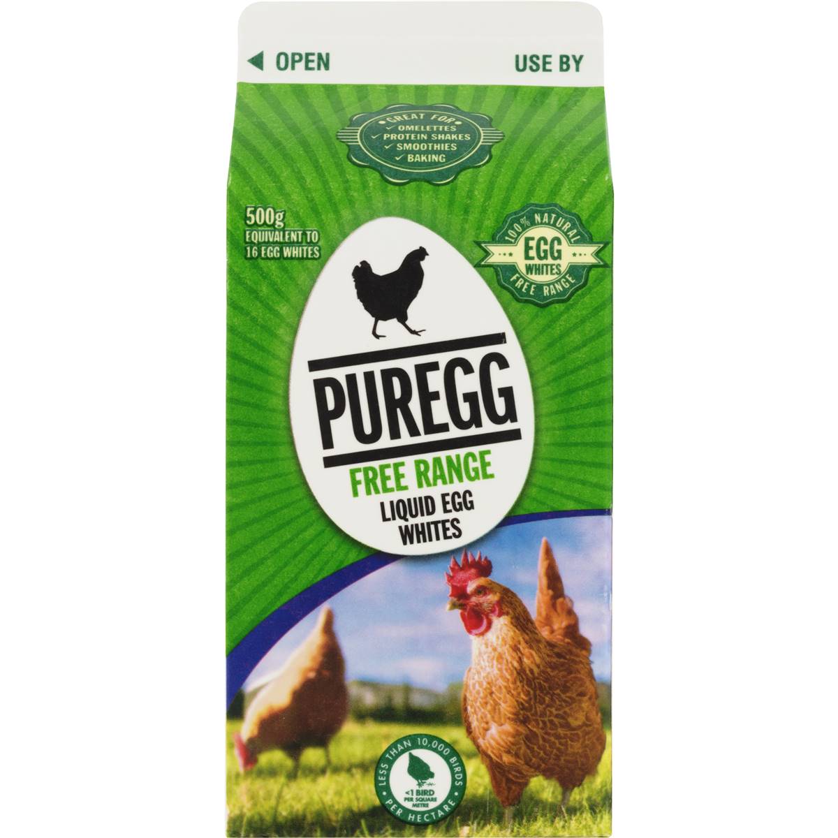 Puregg Free Range Liquid Egg White 500g Woolworths