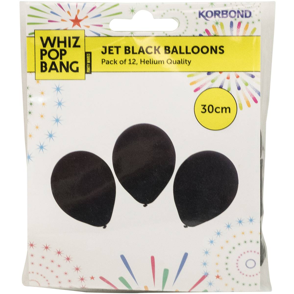 Korbond Jet Black Balloons