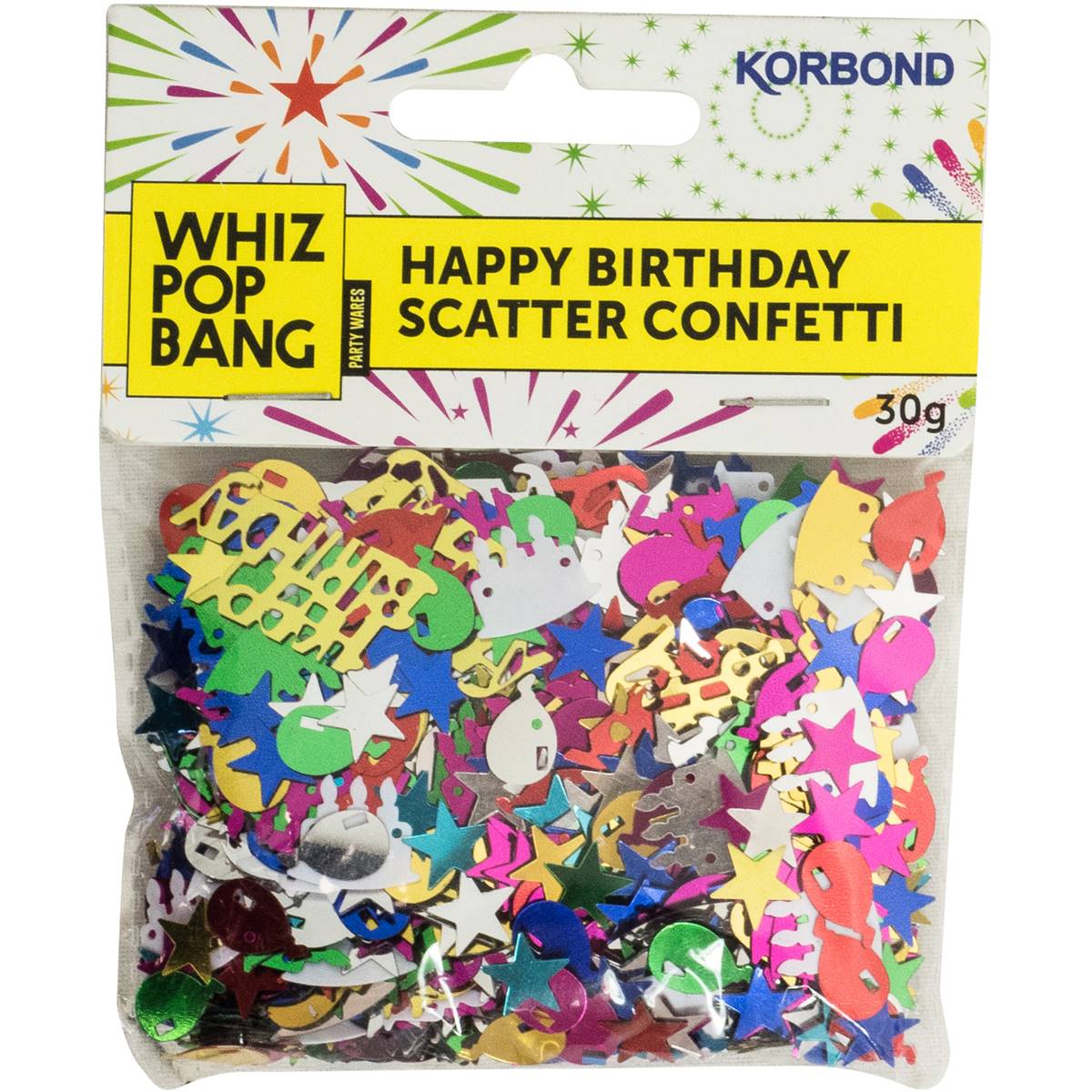 Korbond Happy Birthday Scatter Confetti