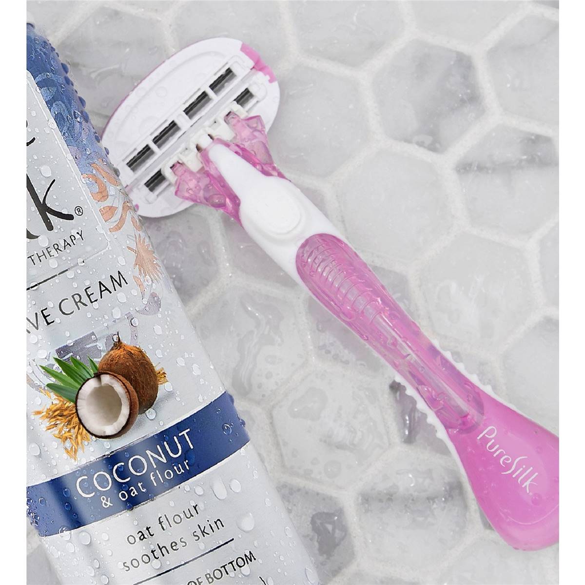 Pure Silk Contour 6 Disposables Razors 3 Pack Woolworths