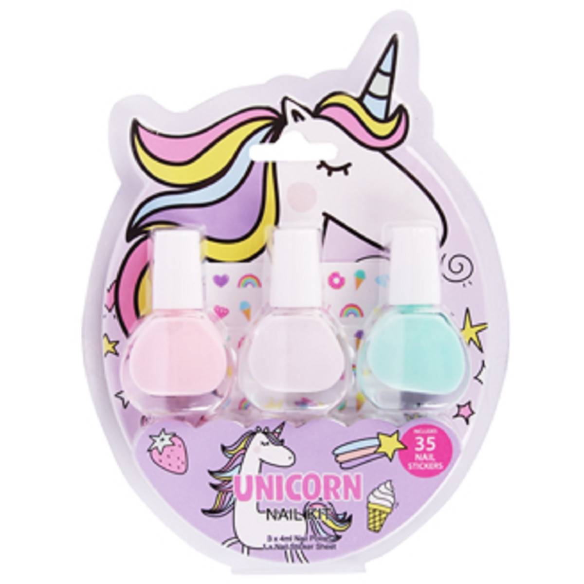 Be Yourself Unicorn Nail Kit 3 Pack | Woolworths