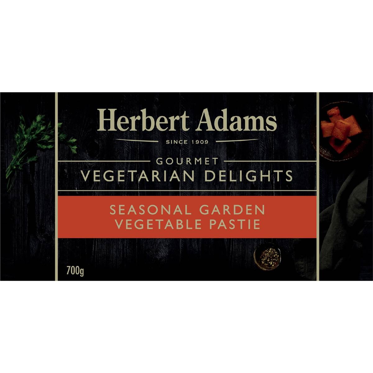 Herbert Adams Pasties Seasonal Garden & Vegetable 700g Woolworths