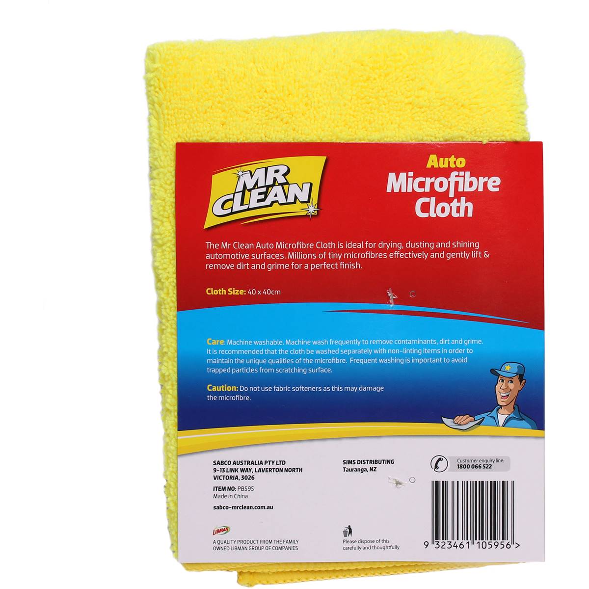 Mr. Clean Microfibre Cloth Each Woolworths