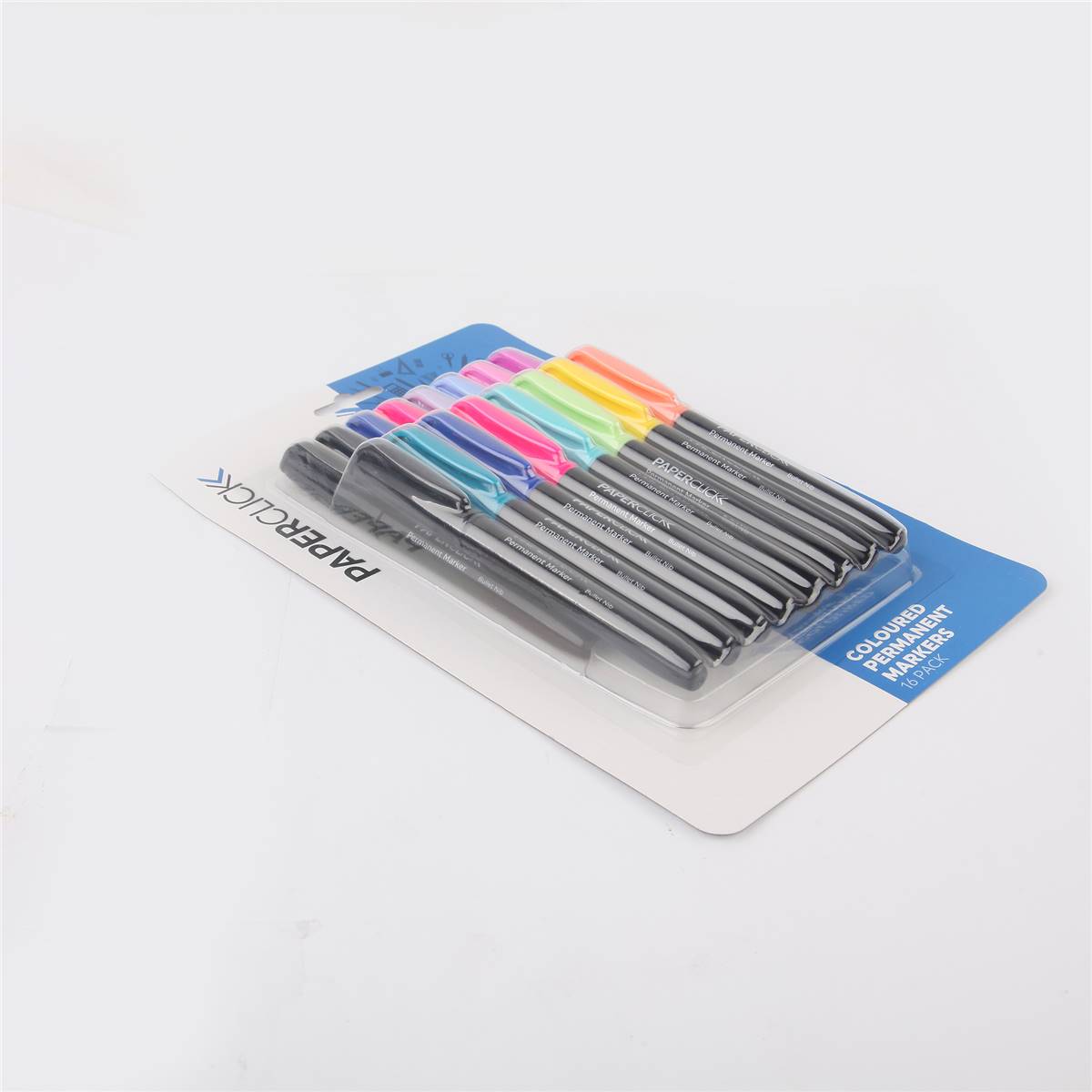 Paperclick Colour Permanent Marker 16 Pack Woolworths