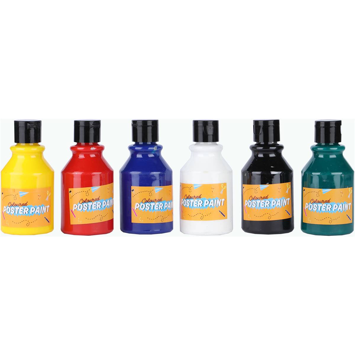 Gm Housebrand Poster Paint 6 Pack | Woolworths