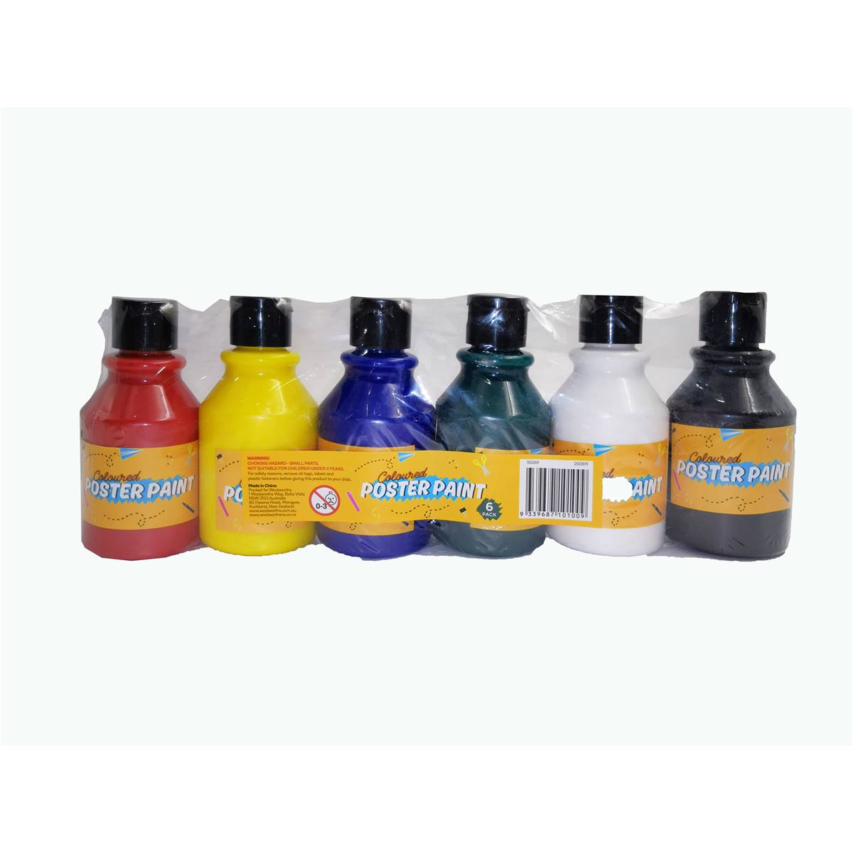 Gm Housebrand Poster Paint 6 Pack | Woolworths