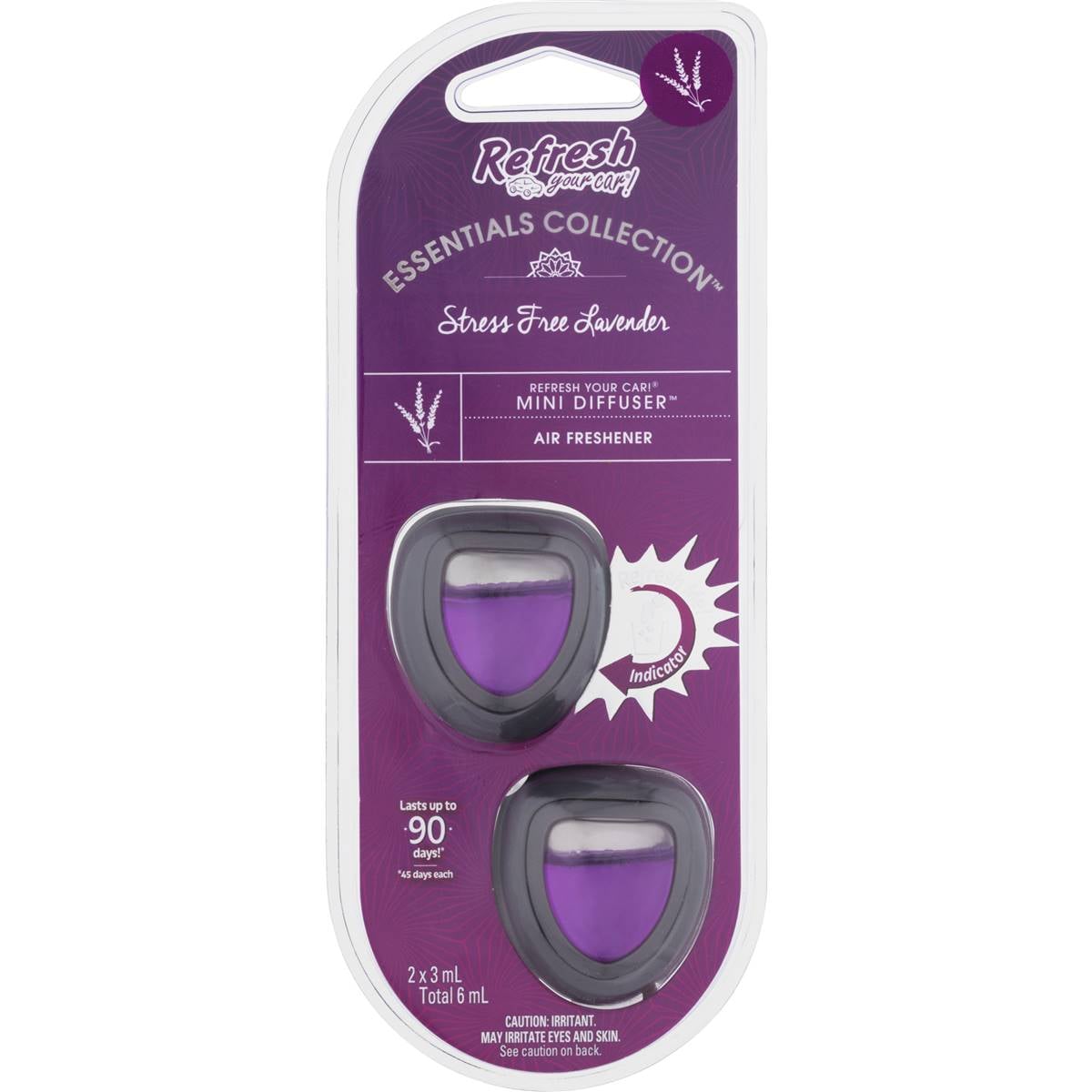 Refresh Your Car Mini Diifuser Essential Oils Lavender 20g Woolworths