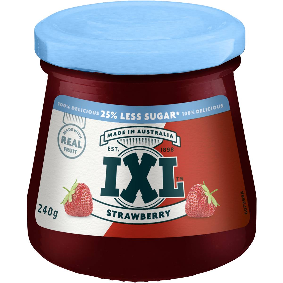 Ixl Jam Reduced Sugar Strawberry 240g | Woolworths