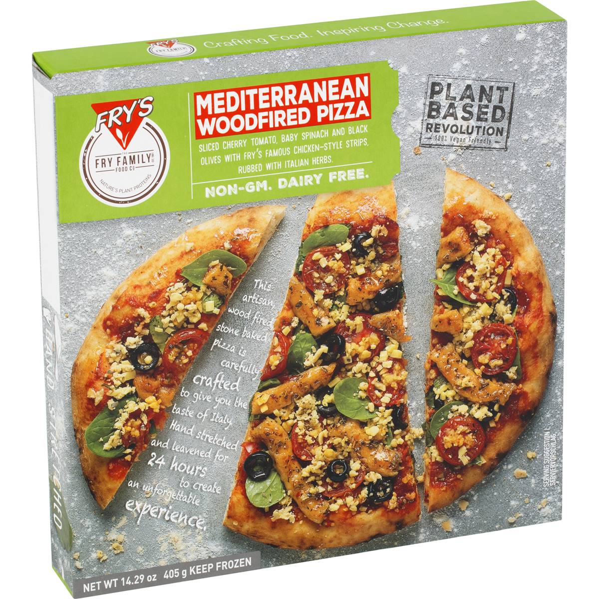 Fry's Mediterranean Meat Free Pizza 405g Woolworths