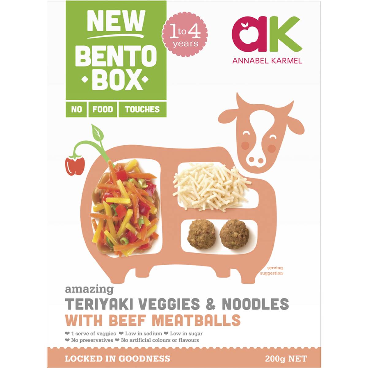 Annabel Karmel Teriyaki Veggie & Noodles With Beef Meatballs