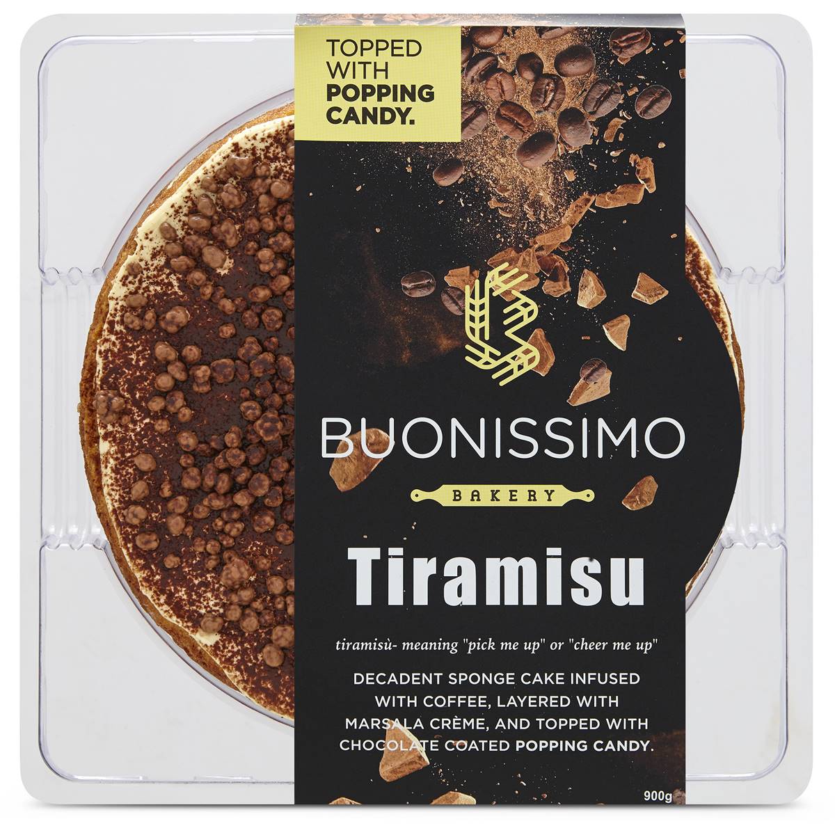 Buonissimo Tiramisu Topped With Popping Candy